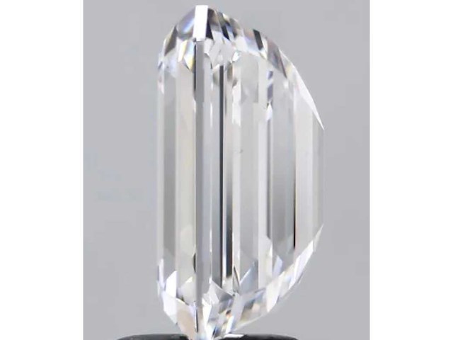 Diamant - 1.51 carat emerald geslepen diamant (gecertificeerd) - afbeelding 2 van  4