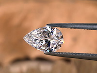 Diamant - 1.52ct pear cut ( igi gecertificeerd ) - afbeelding 2 van  6