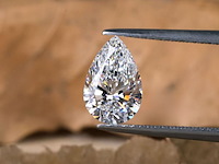 Diamant - 1.52ct pear cut ( igi gecertificeerd ) - afbeelding 3 van  6