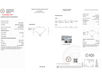 Diamant - 1.55 carat peer vorm geslepen diamant (gecertificeerd) - afbeelding 3 van  5