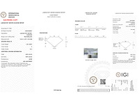 Diamant - 1.55 carat peer vorm geslepen diamant (gecertificeerd) - afbeelding 4 van  5