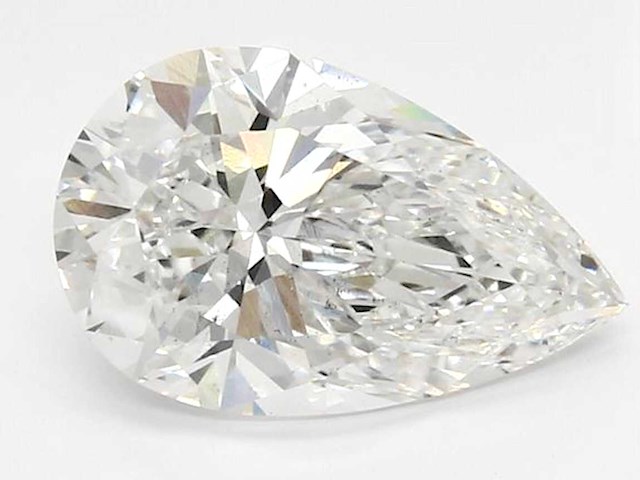 Diamant - 1.55 carat peer vorm geslepen diamant (gecertificeerd) - afbeelding 5 van  5