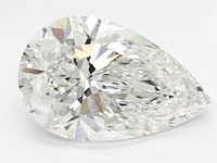 Diamant - 1.55 carat peer vorm geslepen diamant (gecertificeerd) - afbeelding 5 van  5
