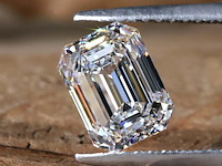Diamant - 1.55ct emerald cut (igi gecertificeerd) - afbeelding 1 van  6
