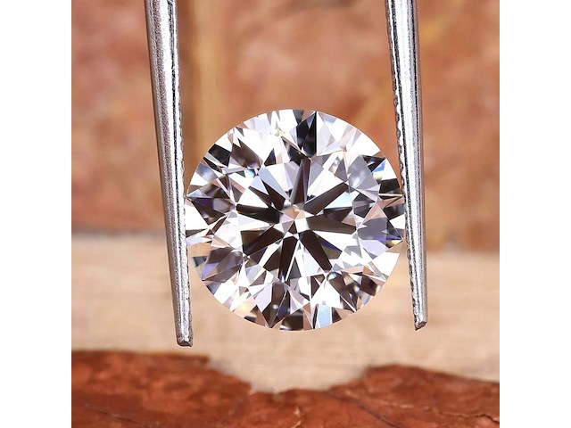 Diamant - 1.56ct round cut ( igi gecertificeerd ) - afbeelding 1 van  6
