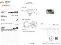Diamant - 1.56ct round cut ( igi gecertificeerd ) - afbeelding 4 van  6