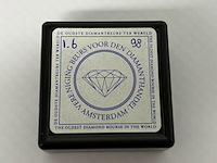 Diamant - 1.60 carat natuurlijke witte briljant geslepen diamant - afbeelding 2 van  4