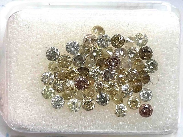 Diamant - 1.62 carat natuurlijke gekleurde briljant geslepen diamanten (gecertificeerd) - afbeelding 1 van  5