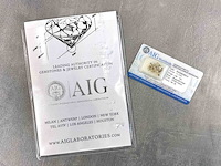 Diamant - 1.62 carat natuurlijke gekleurde briljant geslepen diamanten (gecertificeerd) - afbeelding 2 van  5