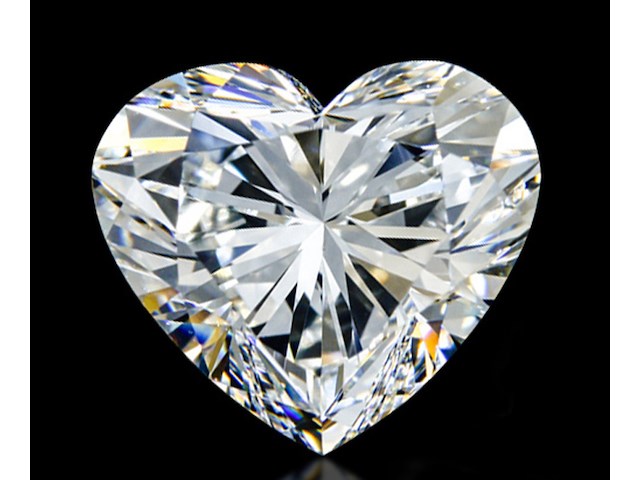Diamant - 1.62ct heart cut ( igi gecertificeerd ) - afbeelding 1 van  5