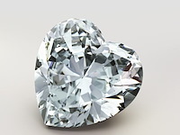 Diamant - 1.62ct heart cut ( igi gecertificeerd ) - afbeelding 2 van  5
