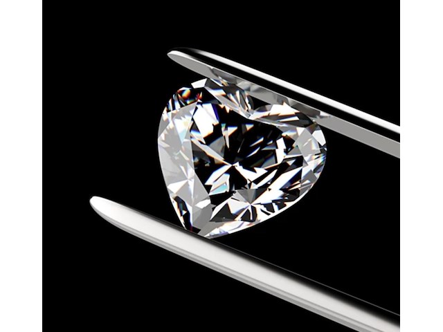 Diamant - 1.62ct heart cut ( igi gecertificeerd ) - afbeelding 3 van  5