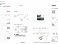 Diamant - 1.71 carat echte diamant (gecertificeerd) - afbeelding 2 van  5