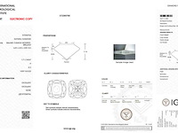 Diamant - 1.71 carat natuurlijke diamant (gecertificeerd) - afbeelding 2 van  5