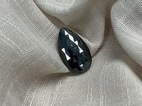 Diamant - 18.41 carat natuurlijke zwarte diamant (gecertificeerd) - afbeelding 1 van  4