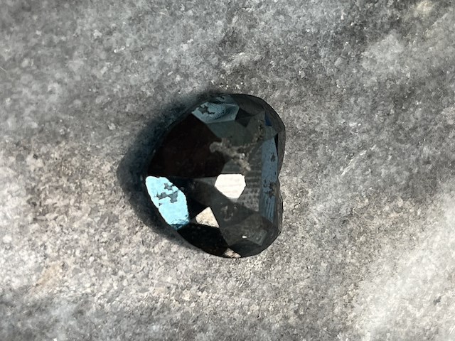 Diamant - 19.10 carat natuurlijke zwarte diamant - afbeelding 3 van  5