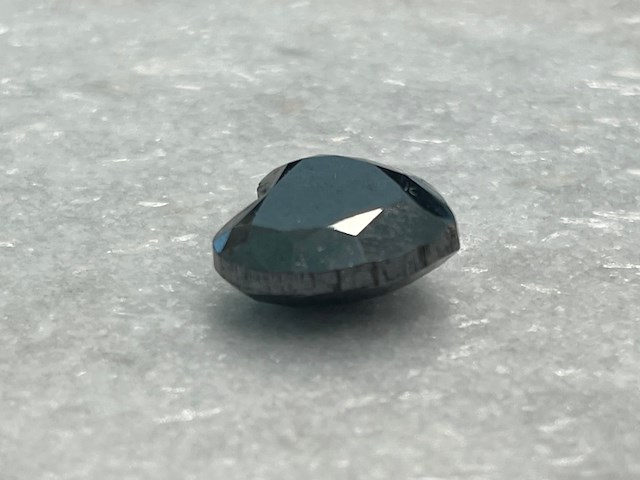 Diamant - 19.10 carat natuurlijke zwarte diamant - afbeelding 2 van  5