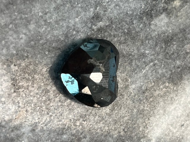 Diamant - 19.10 carat natuurlijke zwarte diamant - afbeelding 3 van  5