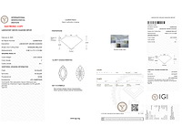 Diamant - 2.00 carat marquise geslepen diamant (gecertificeerd) - afbeelding 3 van  4