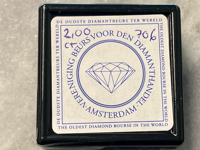 Diamant - 2.00 carat natuurlijke diamant briljant geslepen - afbeelding 2 van  4