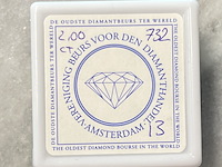 Diamant - 2.00 carat natuurlijke zwarte diamant (gecertificeerd) - afbeelding 2 van  2