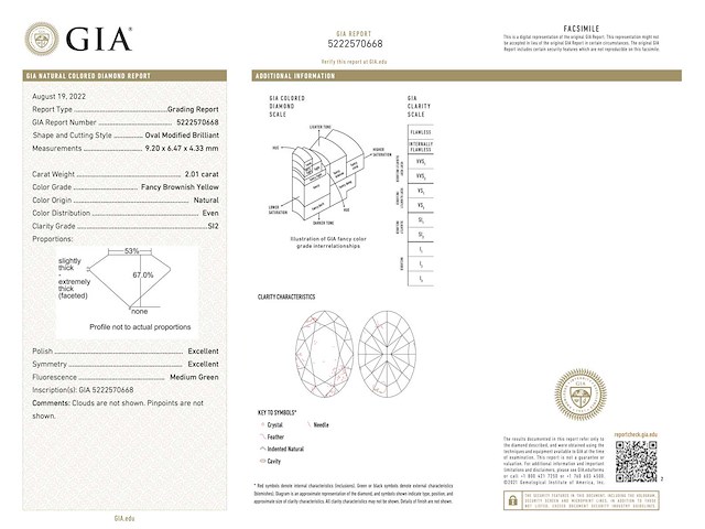Diamant - 2.01 carat echte fancy color diamant - afbeelding 3 van  3