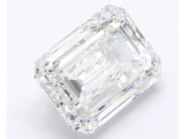 Diamant - 2.01 carat emerald geslepen diamant (gecertificeerd) - afbeelding 1 van  4