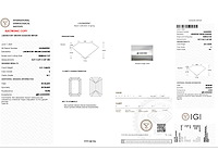 Diamant - 2.01 carat emerald geslepen diamant (gecertificeerd) - afbeelding 4 van  4
