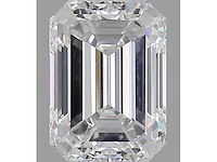 Diamant - 2.01 carat emerald geslepen diamant (gecertificeerd) - afbeelding 1 van  4