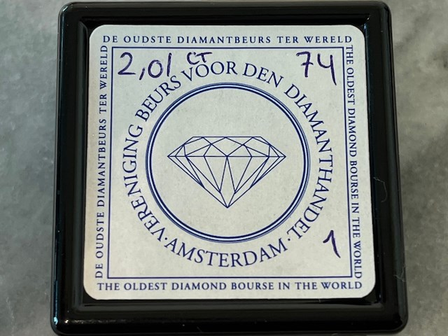 Diamant - 2.01 carat natuurlijke diamant - afbeelding 4 van  7
