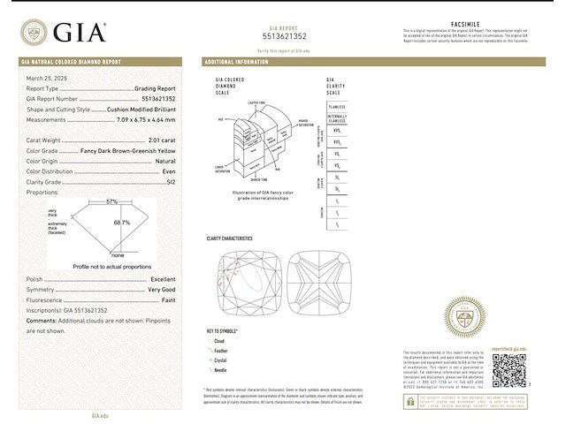 Diamant - 2.01 carat natuurlijke diamant - afbeelding 5 van  7