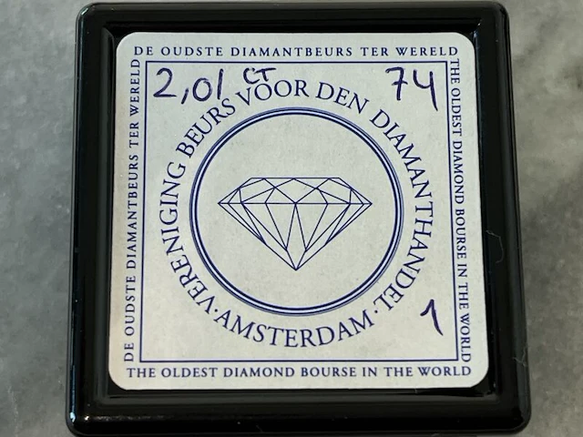 Diamant - 2.01 carat natuurlijke diamant - afbeelding 4 van  5