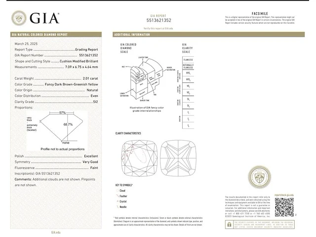 Diamant - 2.01 carat natuurlijke diamant - afbeelding 5 van  5