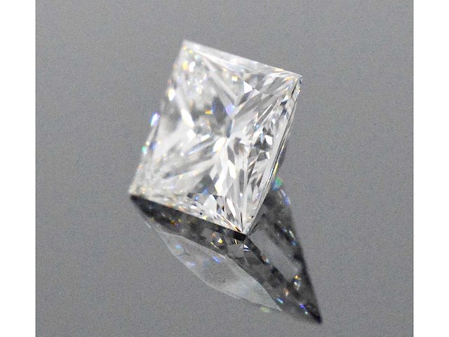Diamant - 2.02 carat prinses geslepen diamant (gecertificeerd) - afbeelding 2 van  4