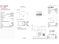 Diamant - 2.02 carat prinses geslepen diamant (gecertificeerd) - afbeelding 3 van  4