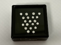 Diamant - 2.03 carat natuurlijke witte briljant geslepen diamant