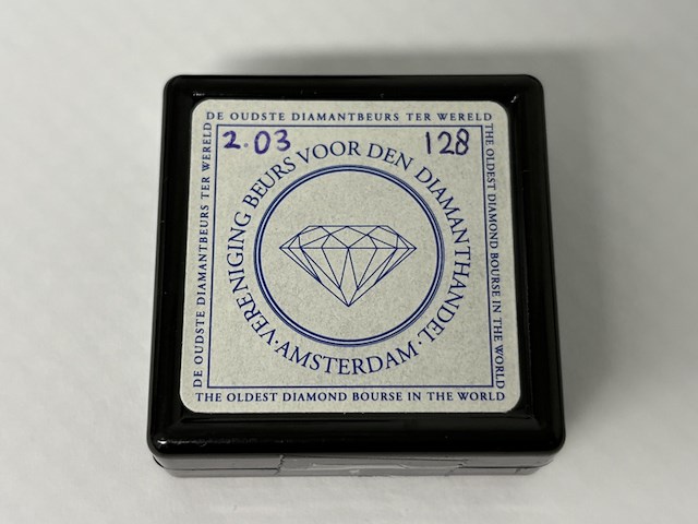 Diamant - 2.03 carat natuurlijke witte briljant geslepen diamant - afbeelding 2 van  4