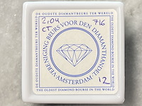 Diamant - 2.04 carat natuurlijke zwarte diamant (gecertificeerd) - afbeelding 2 van  2