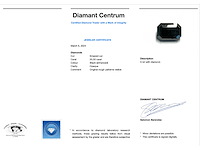 Diamant - 20.50 carat echte natuurlijke grote zwarte diamant (gecertificeerd) - afbeelding 3 van  3