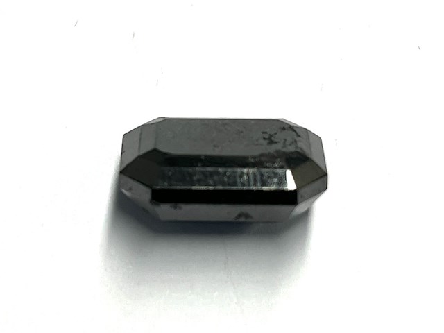 Diamant - 20.50 carat natuurlijke grote zwarte diamant (gecertificeerd) - afbeelding 2 van  2