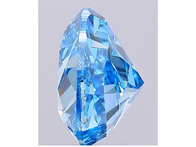 Diamant - 2.06 carat hart vorm geslepen diamant (gecertificeerd) - afbeelding 2 van  4