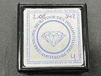 Diamant - 2.08 carat natuurlijke briljant geslepen diamant - afbeelding 2 van  4