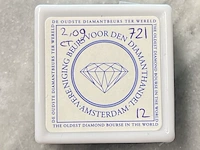 Diamant - 2.09 carat natuurlijke zwarte diamant (gecertificeerd) - afbeelding 2 van  4