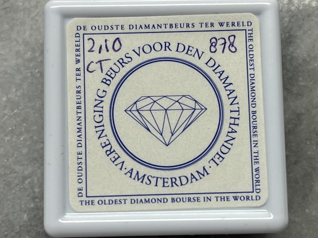 Diamant - 2.10 carat natuurlijke diamant - afbeelding 2 van  4
