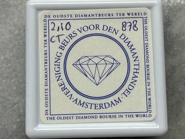 Diamant - 2.10 carat natuurlijke diamant - afbeelding 2 van  4