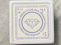 Diamant - 2.11 carat natuurlijke zwarte diamant (gecertificeerd) - afbeelding 2 van  4