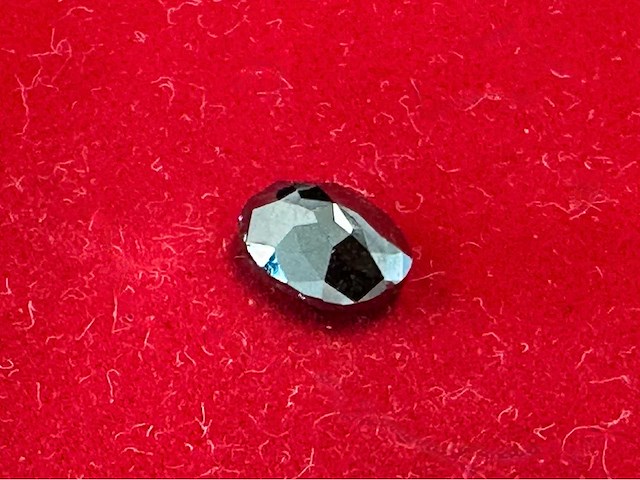 Diamant - 2.13 carat echte natuurlijke zwarte diamant in ovaal vorm (gecertificeerd) - afbeelding 4 van  5