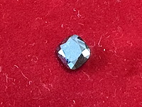 Diamant - 2.21 carat natuurlijke zwarte diamant in kussen vorm (gecertificeerd) - afbeelding 1 van  3