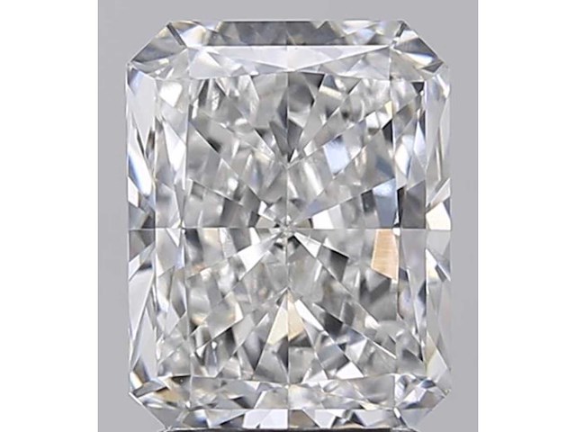 Diamant - 2.38 carat radiant geslepen diamant (gecertificeerd) - afbeelding 1 van  4