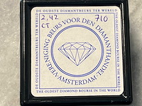 Diamant - 2.42 carat natuurlijke diamant briljant geslepen - afbeelding 2 van  3